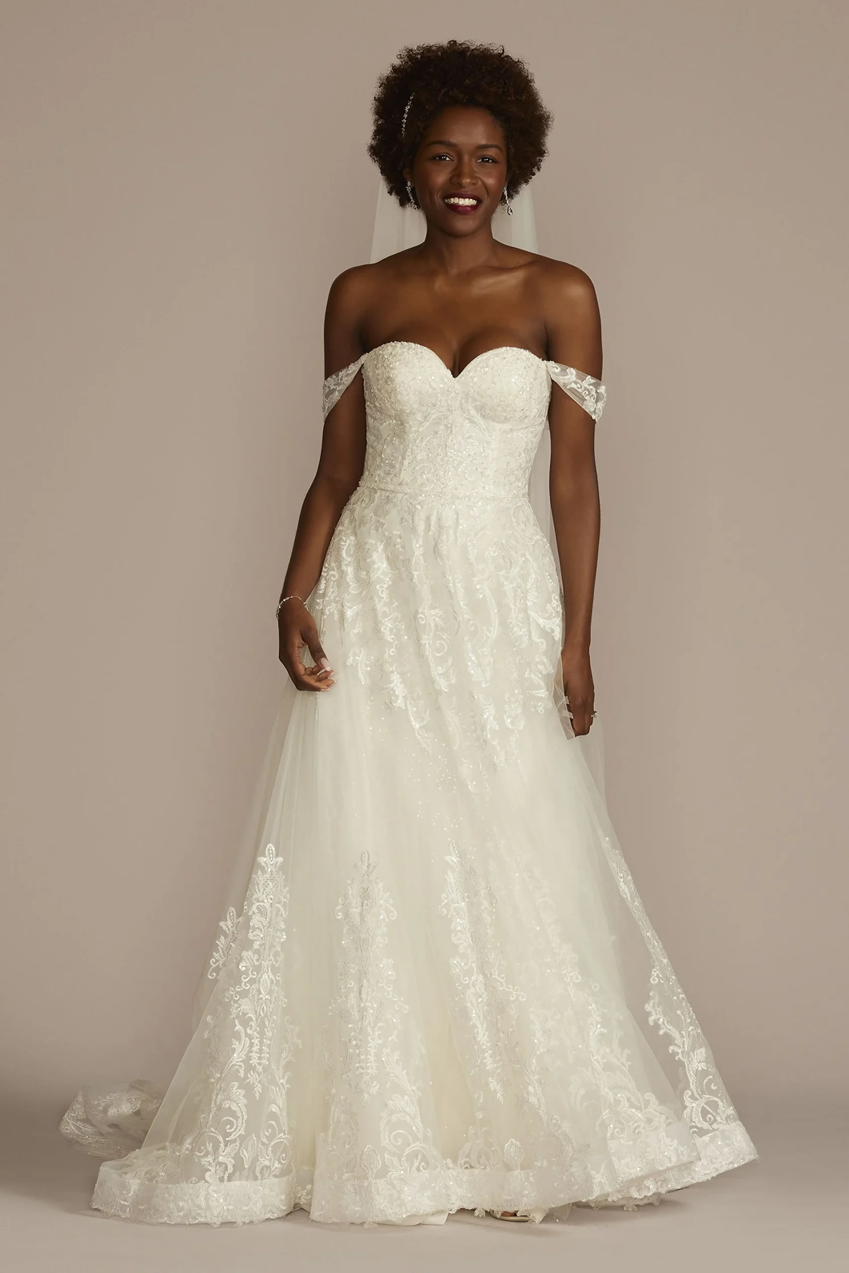 Wedding Dress with Removable Sleeves