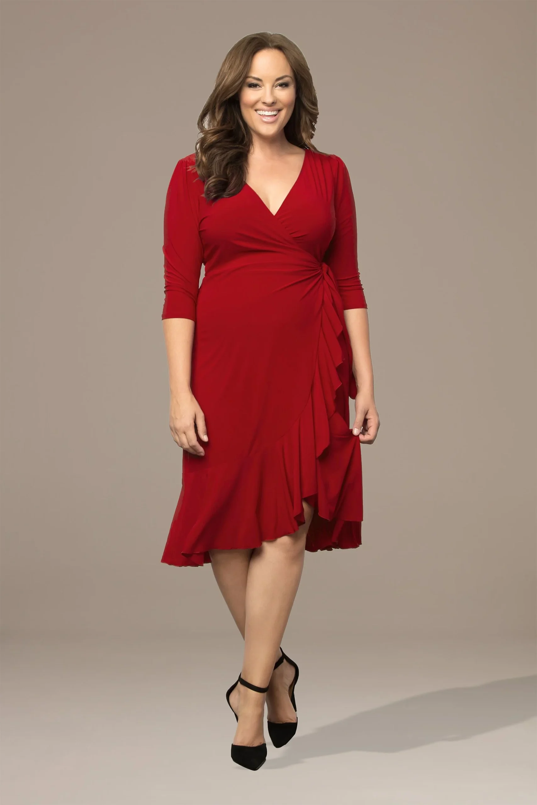 Whimsy Wrap Plus Size Dress
