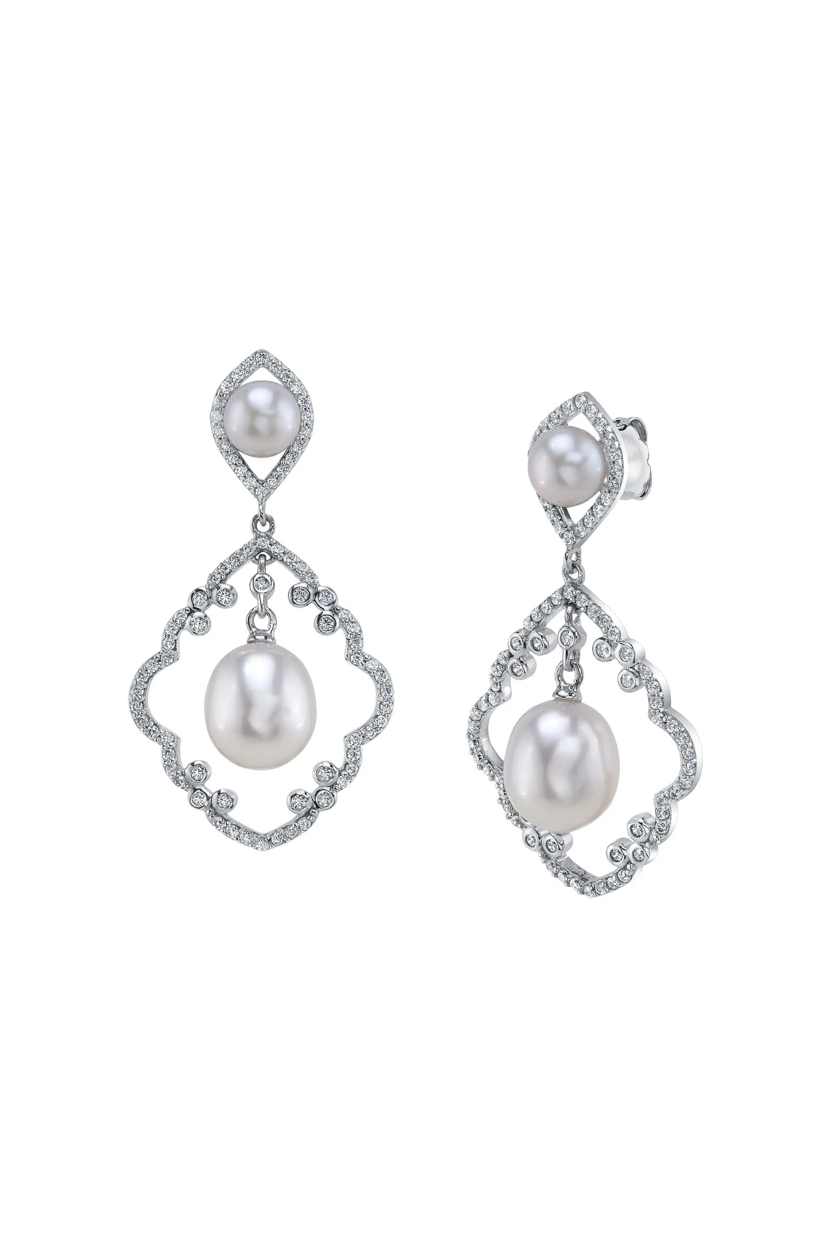 White Freshwater Pearl Elite Earrings