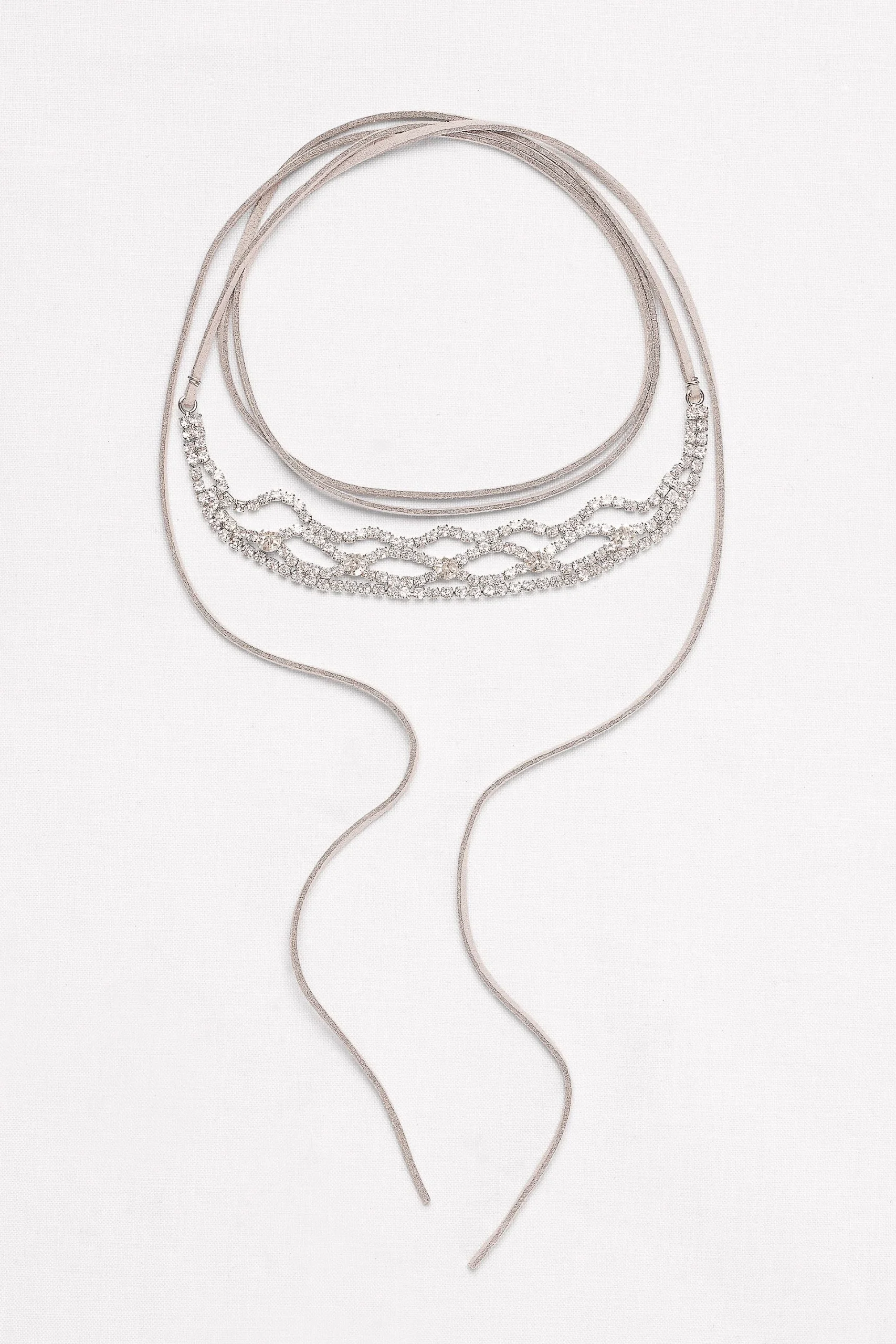 Wide Stone Wrap Choker