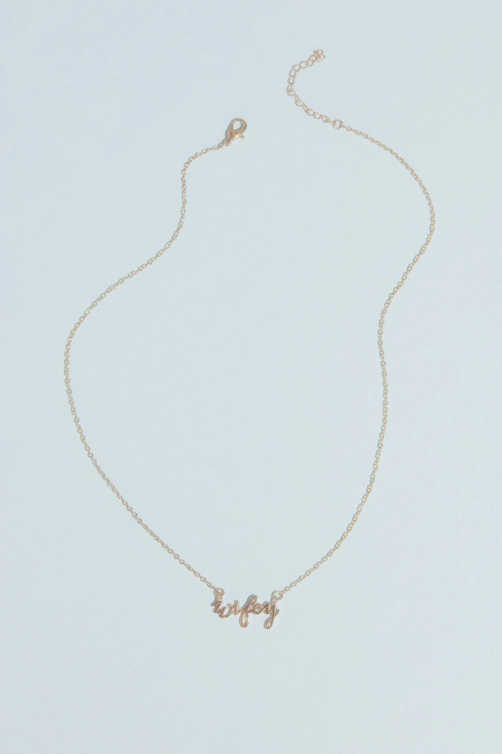 Wifey Pendant Necklace