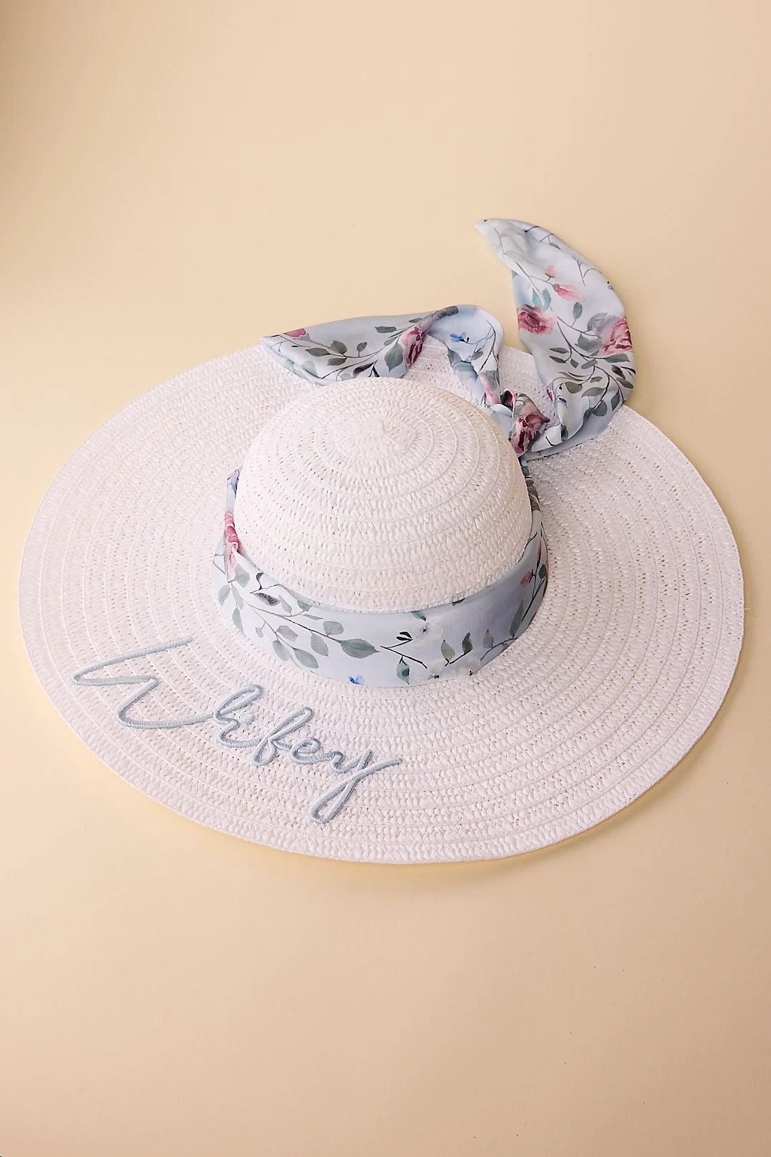 Wifey Sun Hat with Scarf