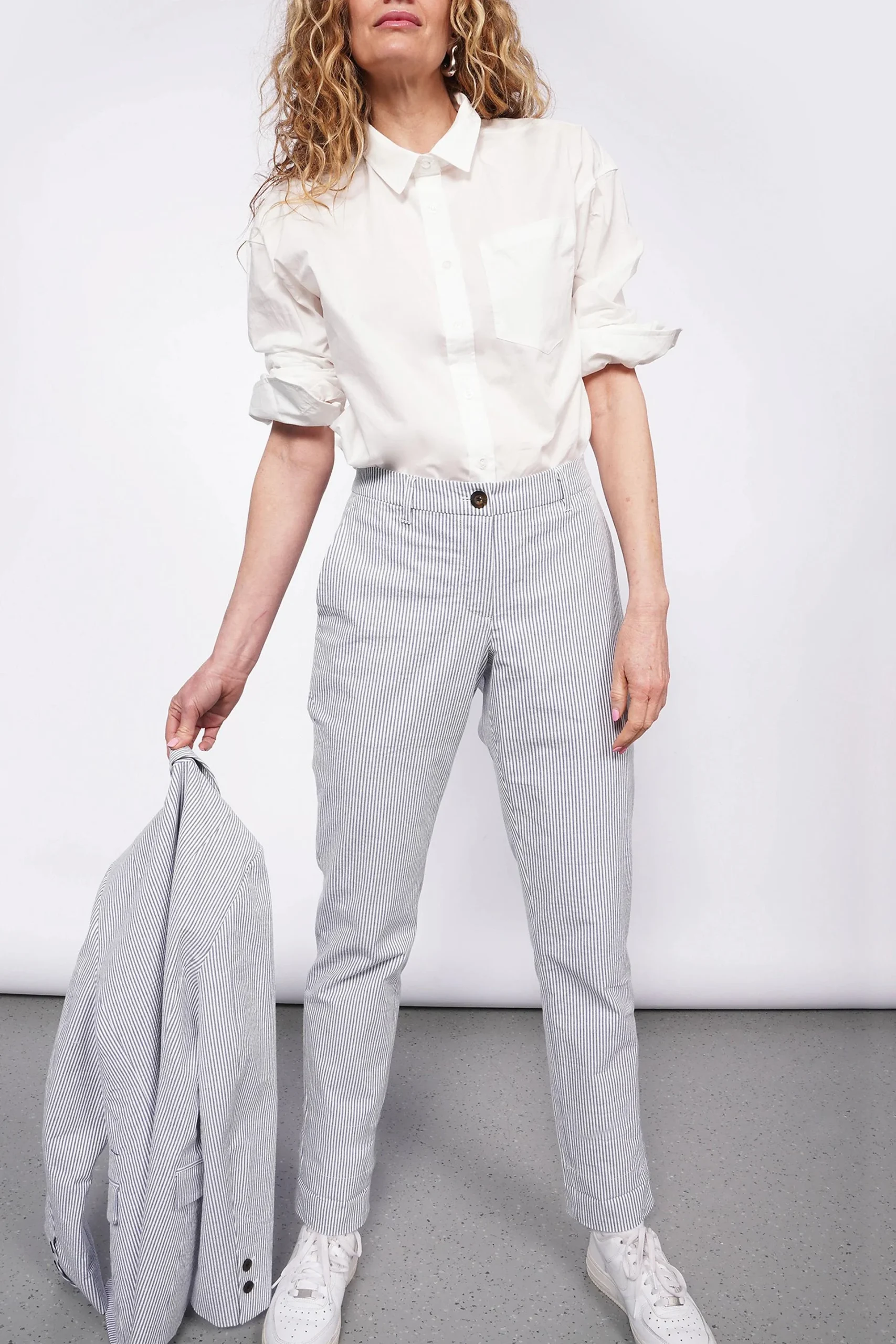 Wildfang Empower Seersucker Trouser