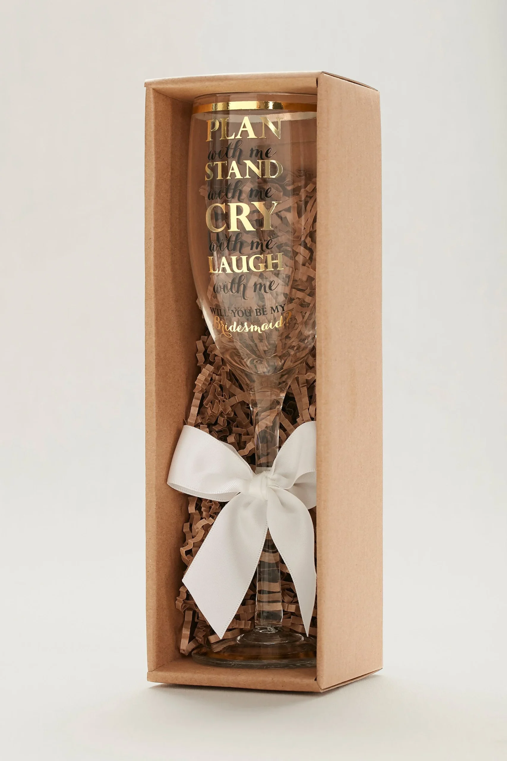 Will You Be My Bridesmaid Champagne Flute