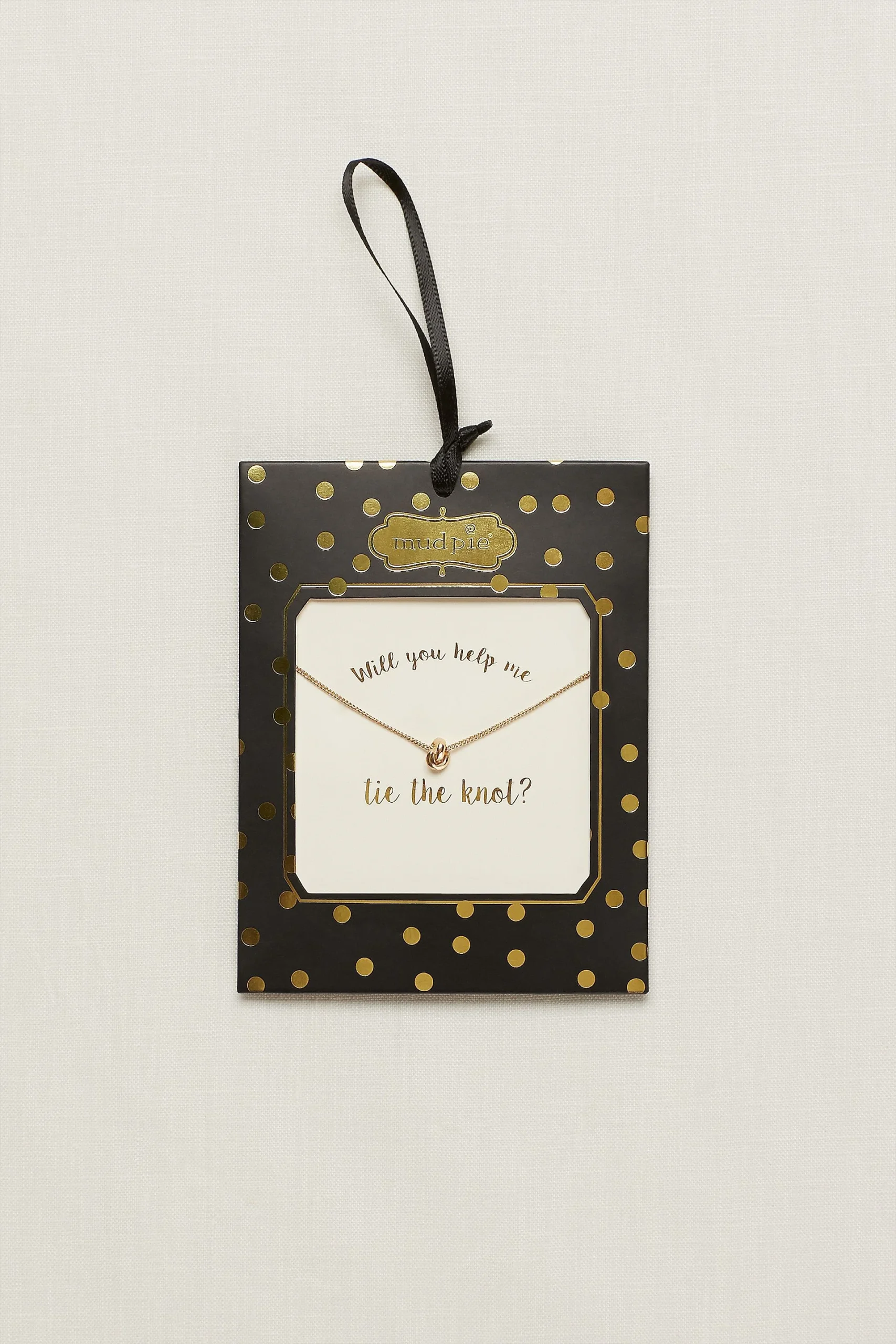 Will You Help Me Tie The Knot Necklace
