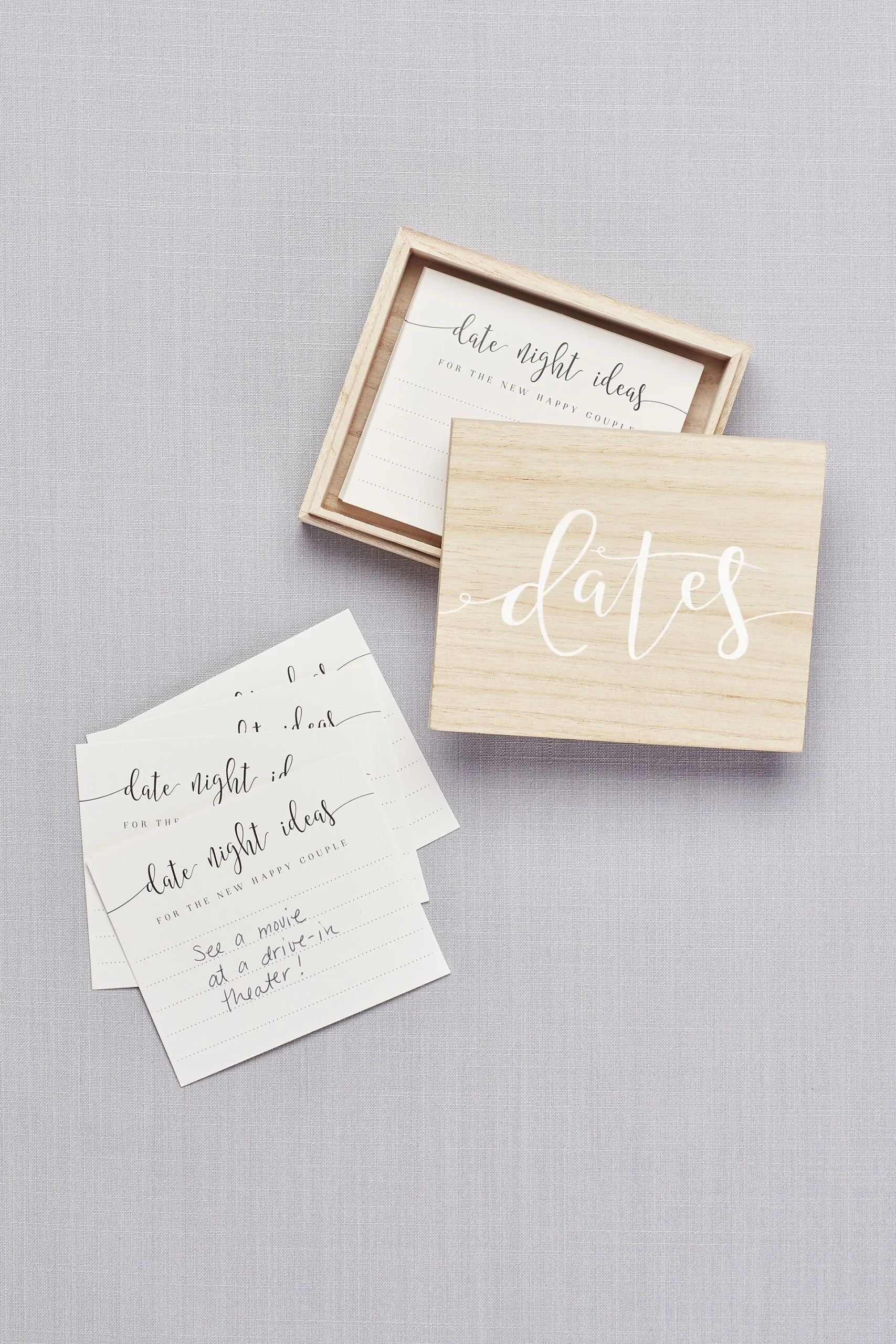 Wooden Date Box