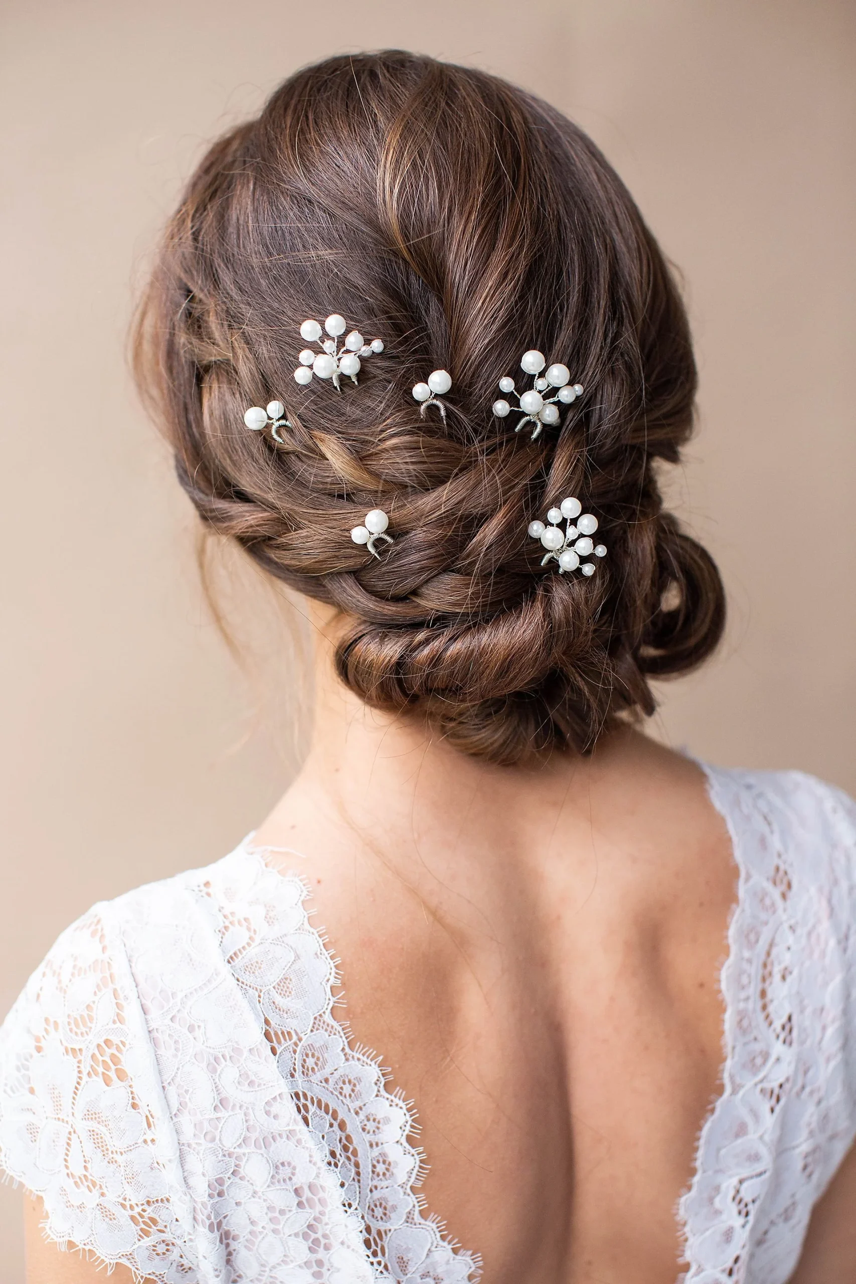 Wrenlee Faux Pearl Hair Pin Set