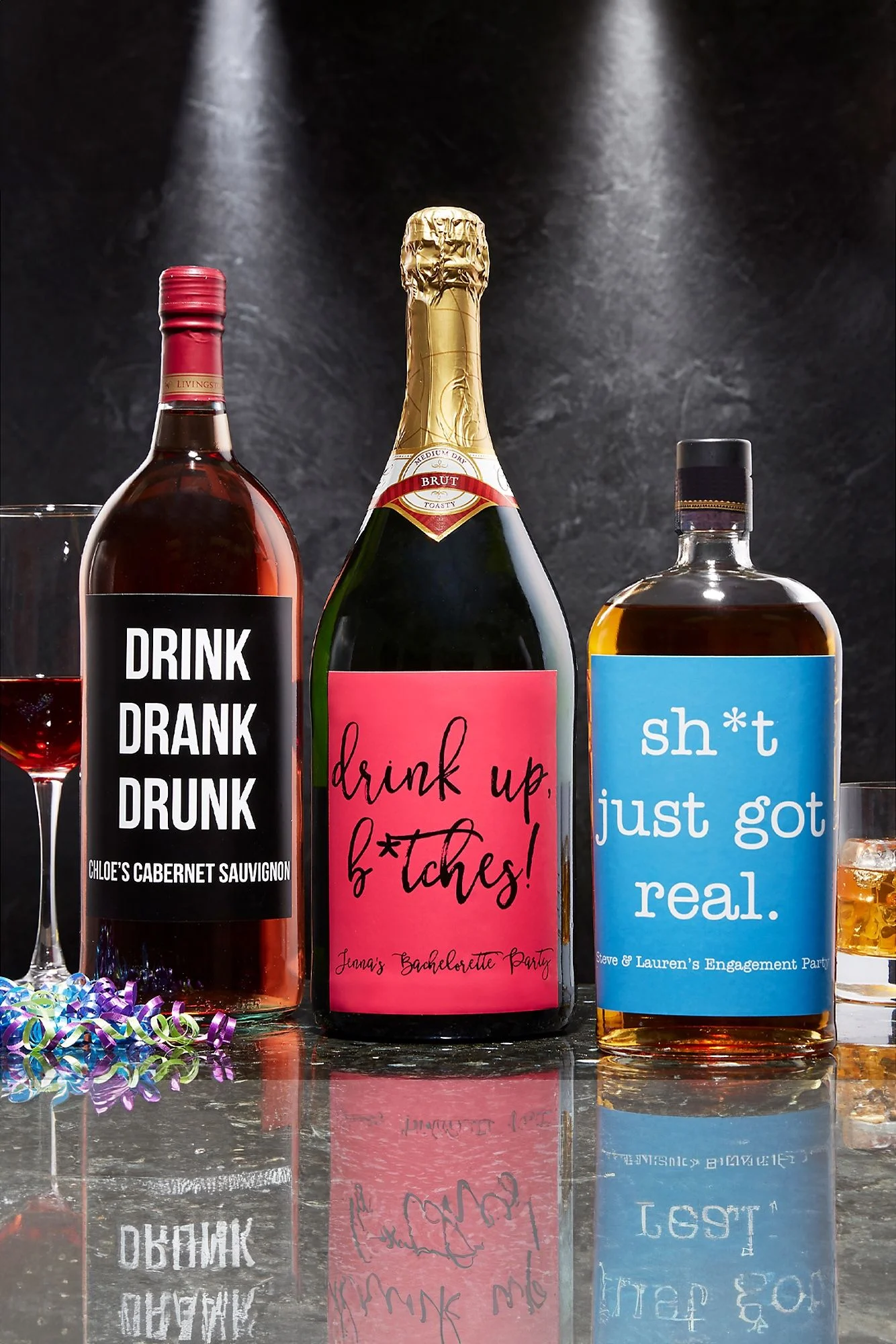 Write Your Own Personalized Liquor Label