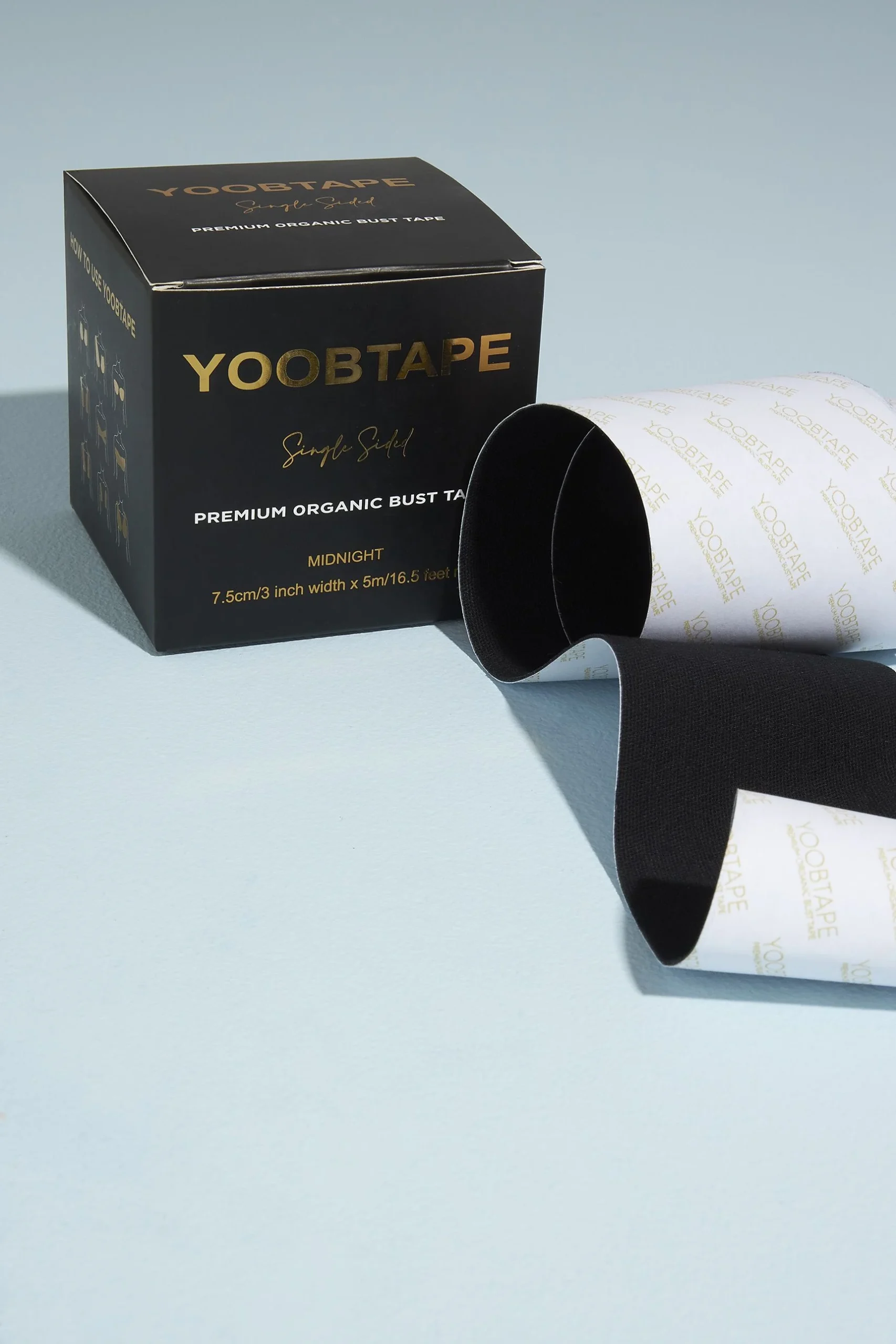 YOOBTAPE Organic Bust Tape and Nipple Cover Set