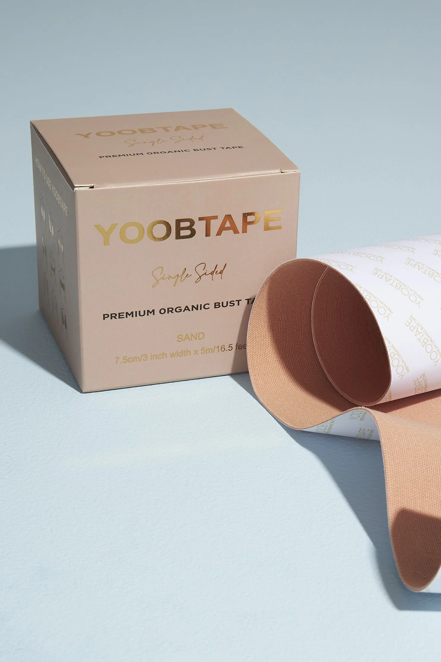YOOBTAPE Single-Sided Bust Tape and Nipple Covers