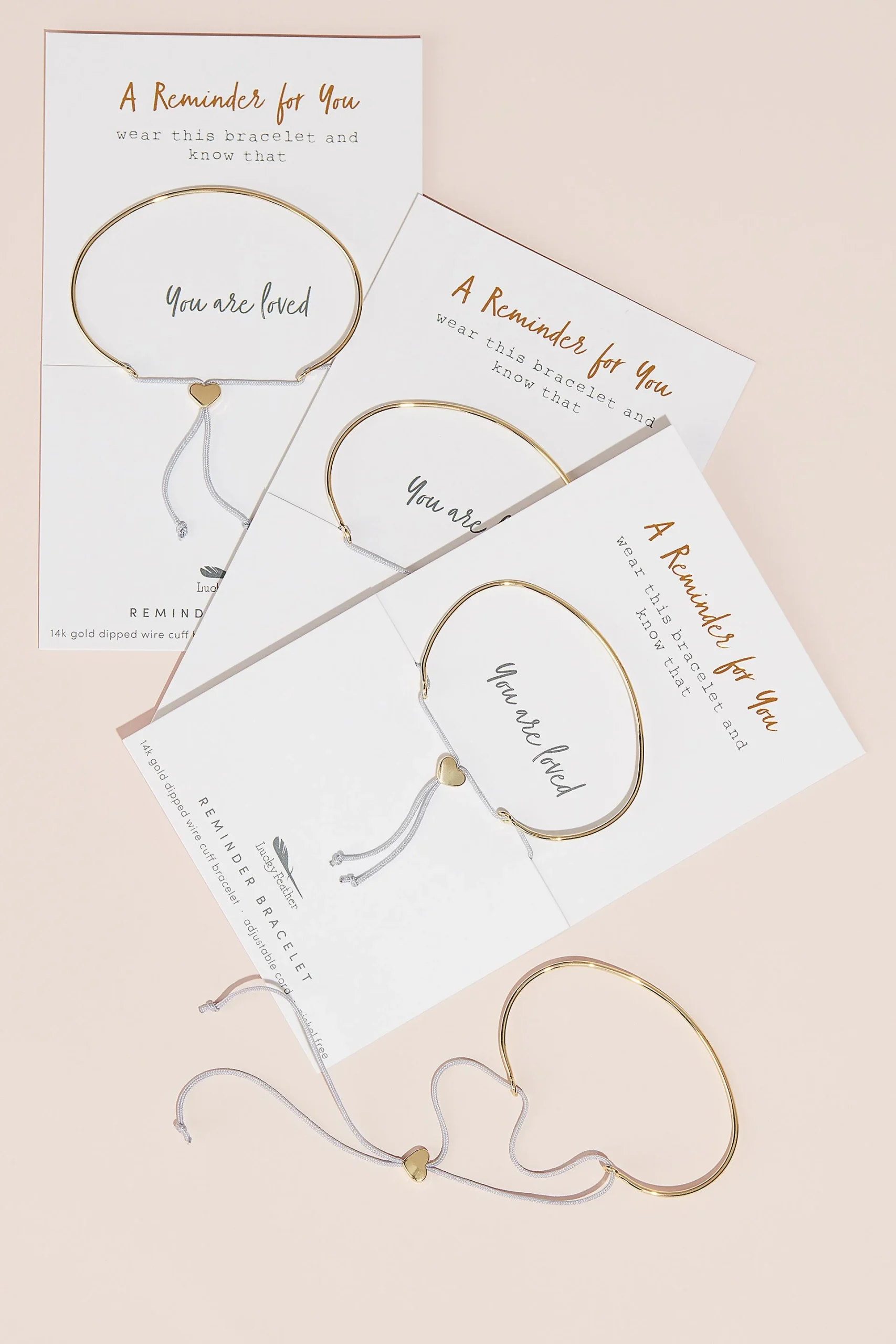 You Are Loved Reminder Adjustable Bracelet