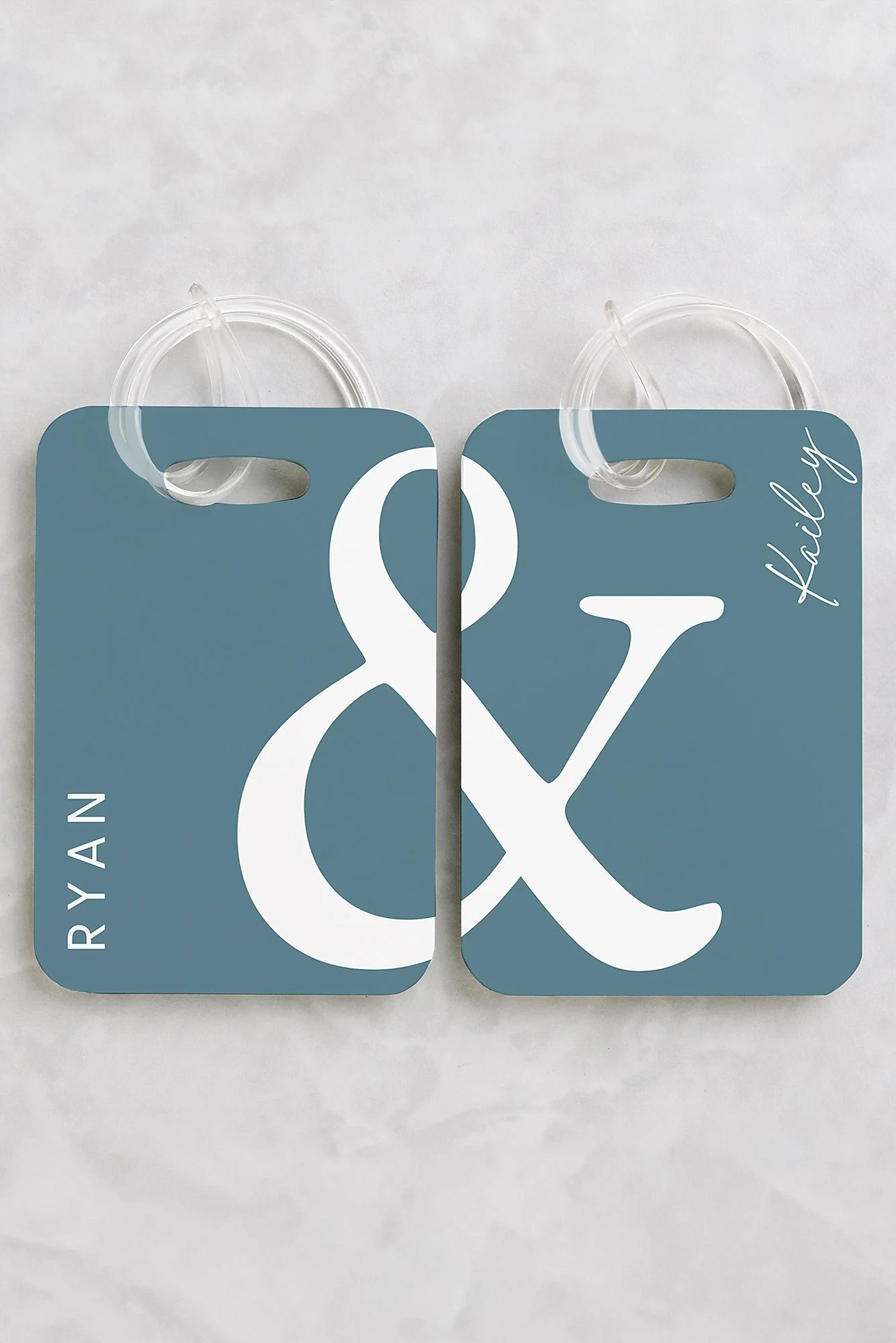 YouI Forever Personalized Luggage Tag 2 Pc Set
